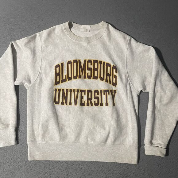 Bloomsburg University Huskies Sweatshirt Mens Small Champion Reverse Weave‎ - Picture 1 of 6